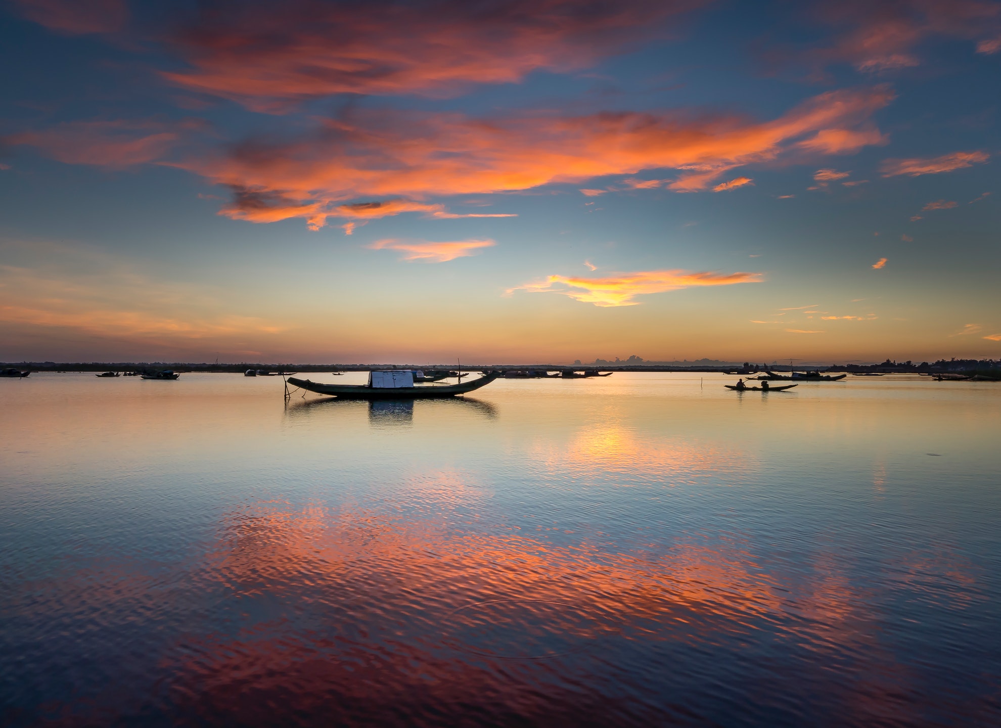 boat sailing on a river