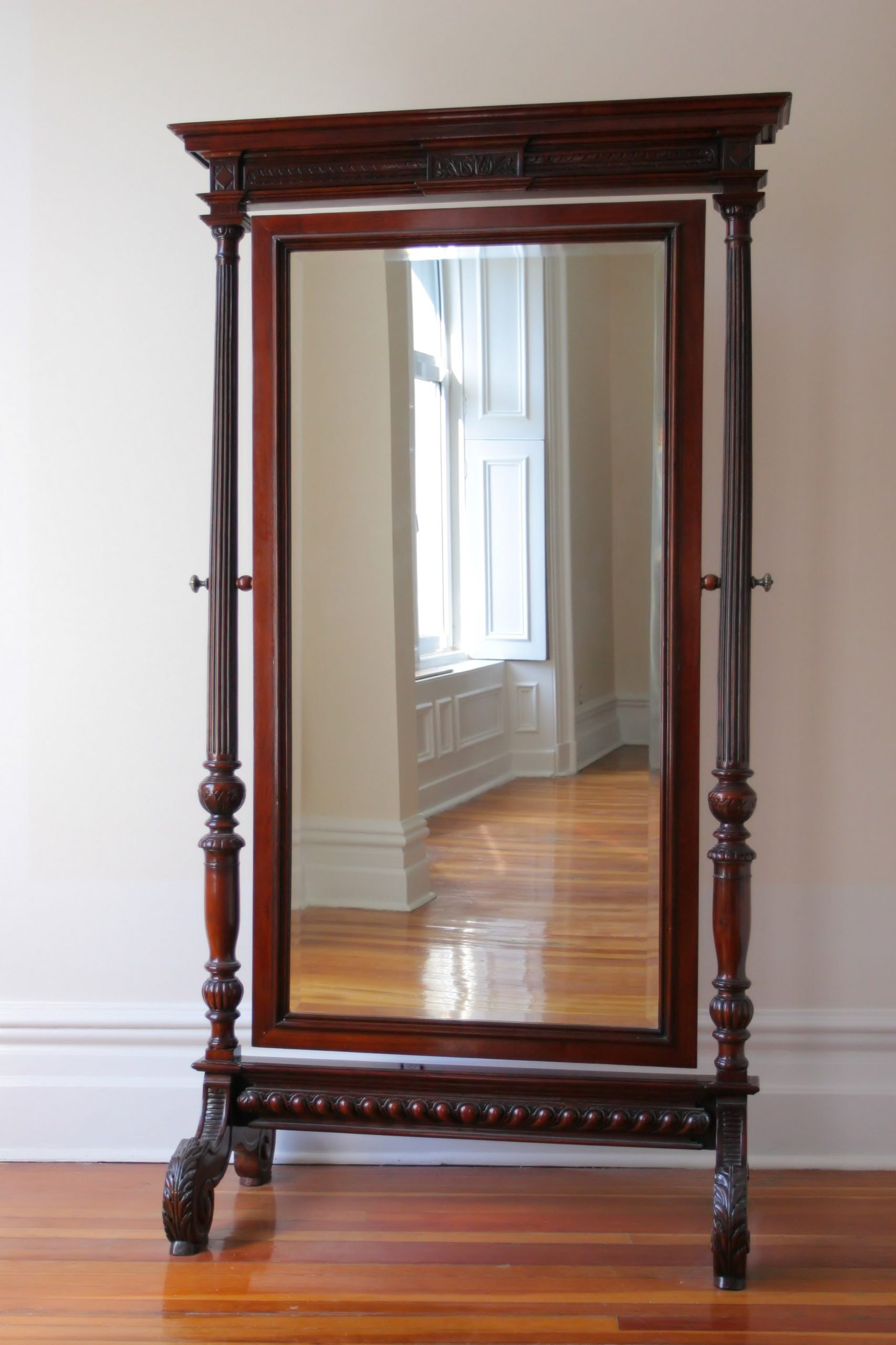 Wooden Framed Mirror 
