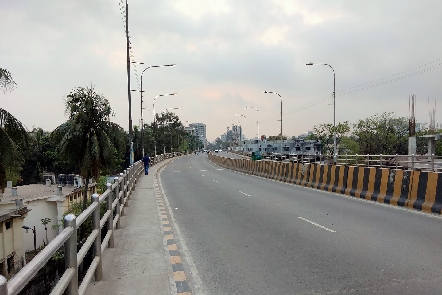 Bijoy sarani and Tejgaon link road flyover