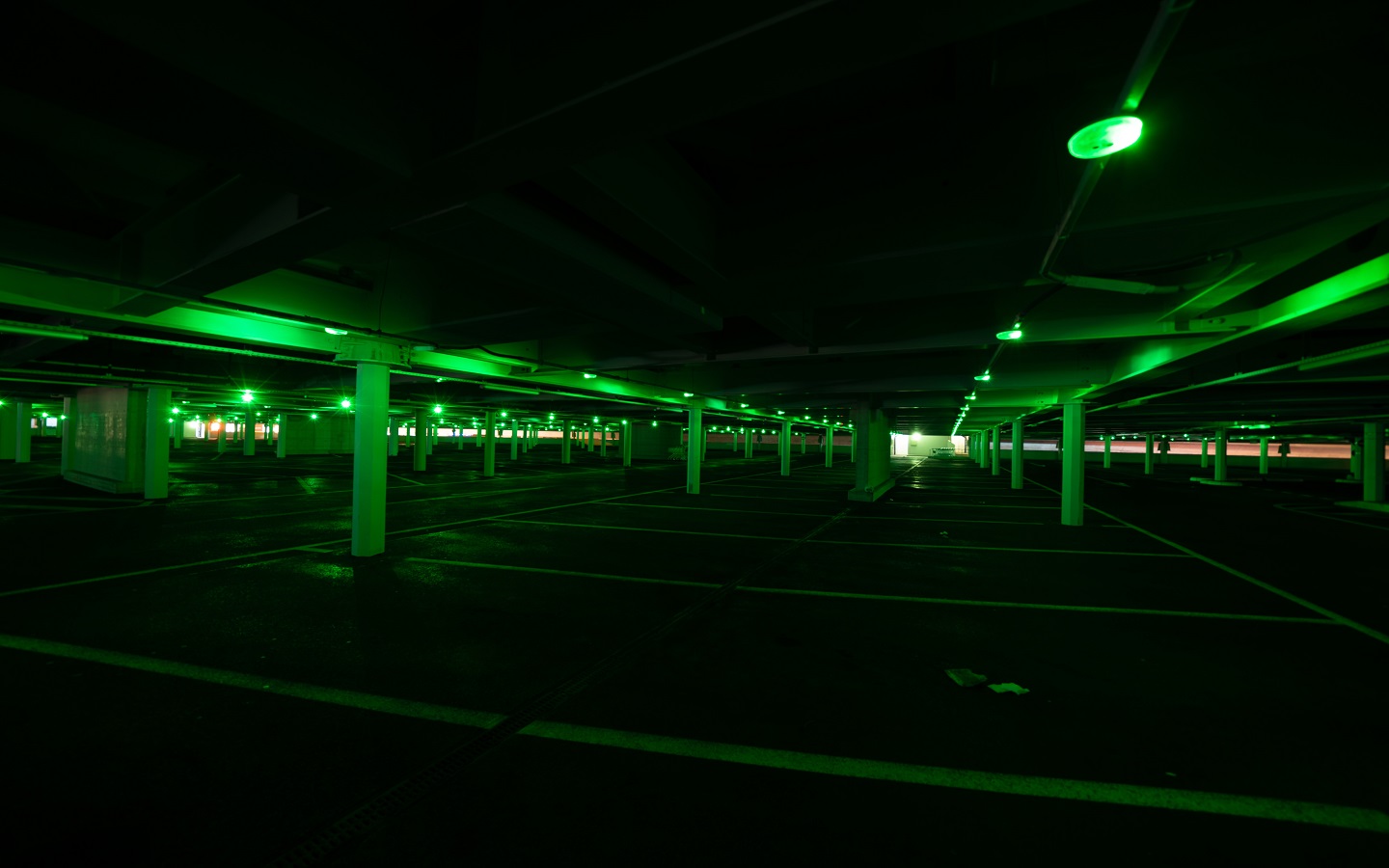 automated lighting in parking