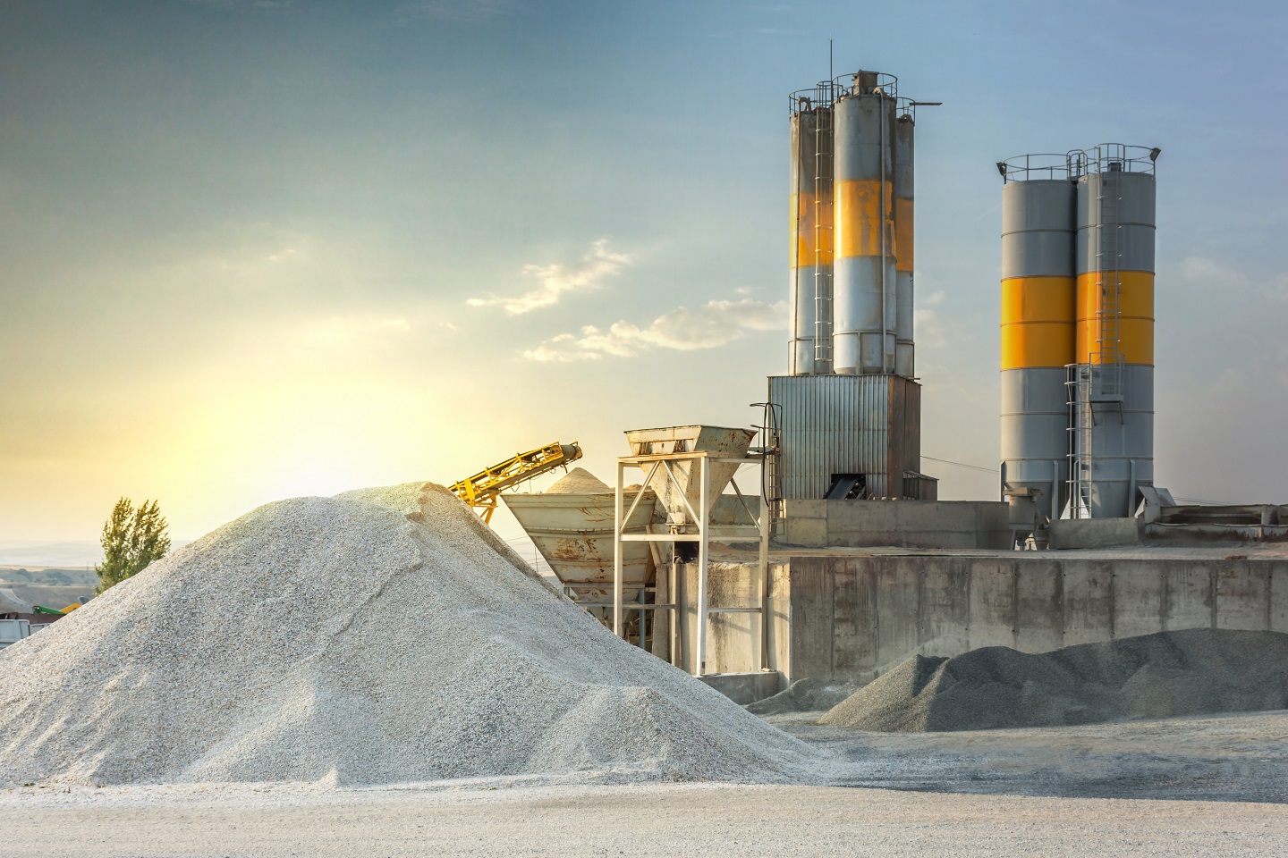 Sand,Destined,To,The,Manufacture,Of,Cement,In,A,Quarry