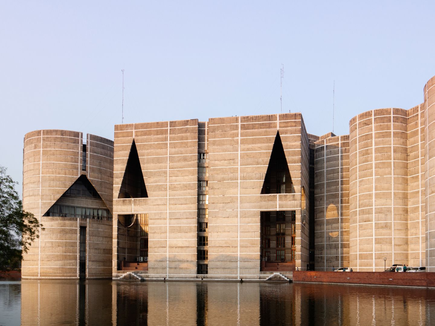 National parliament building Lake 
