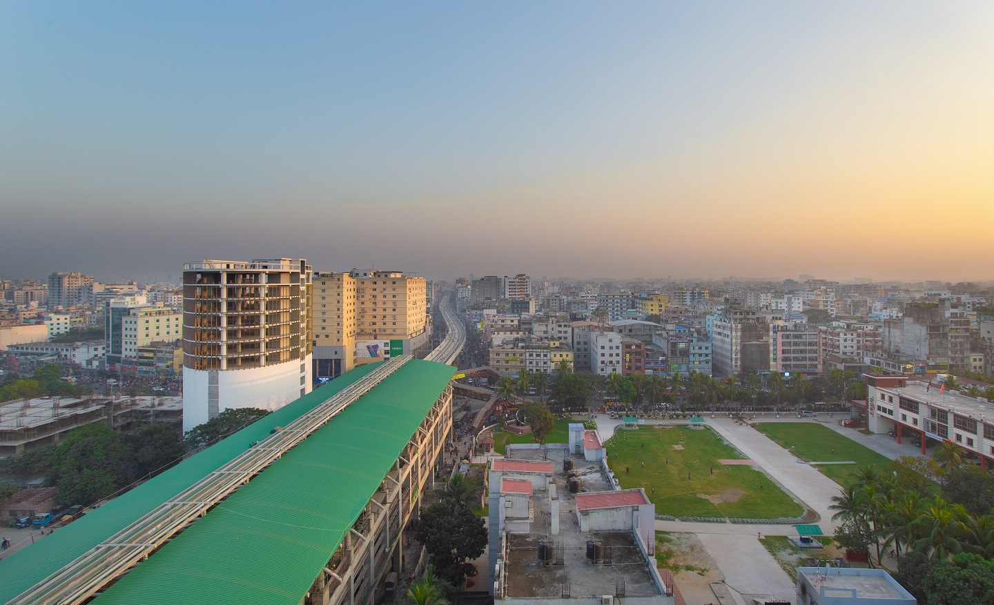 Metro rail station