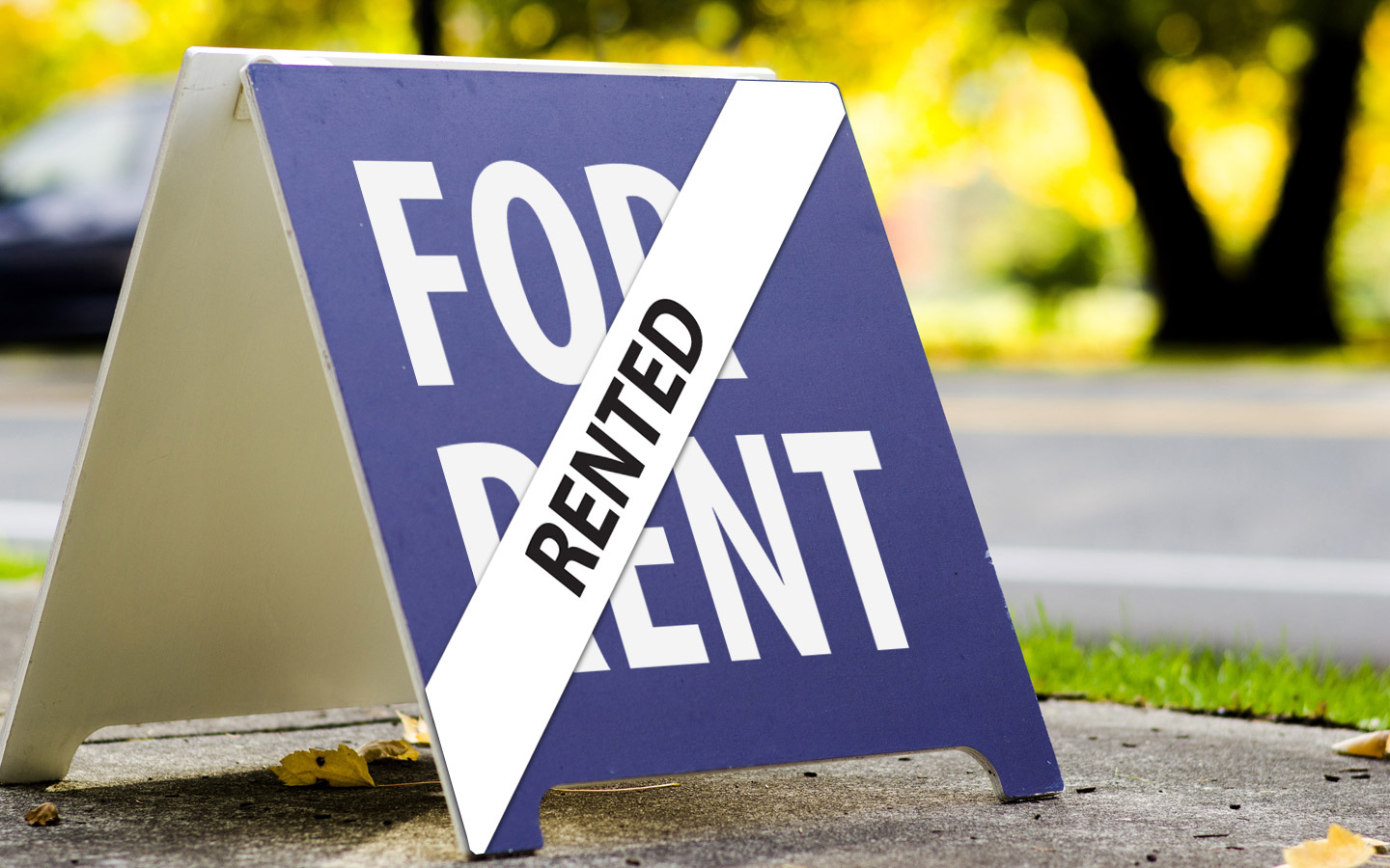 rental property sign