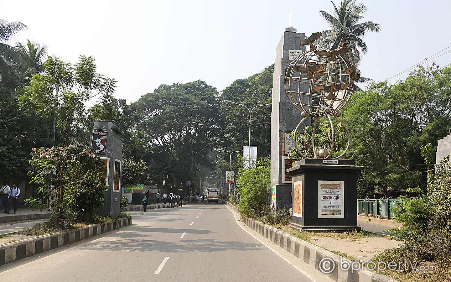 The asadgate area in Mohammadpur, Dhaka