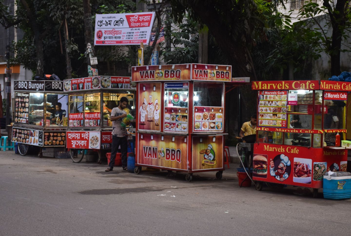 Street Food Carts in Khilgaon