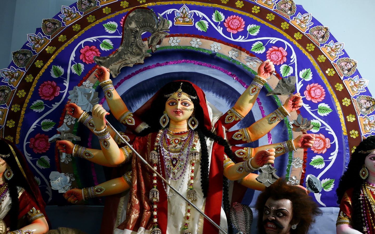 Durga puja celebration