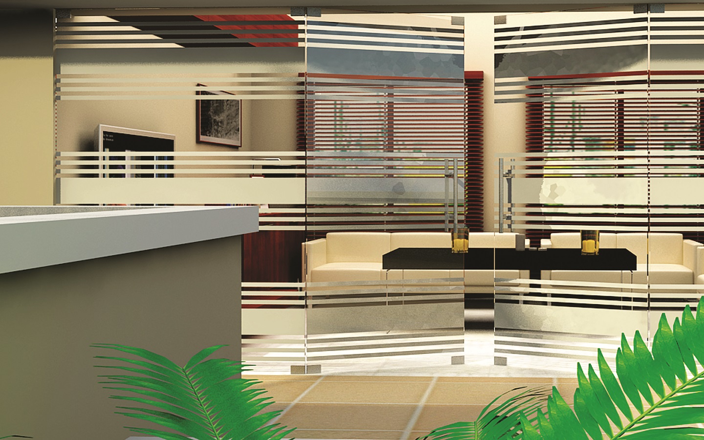 lobby 3d render