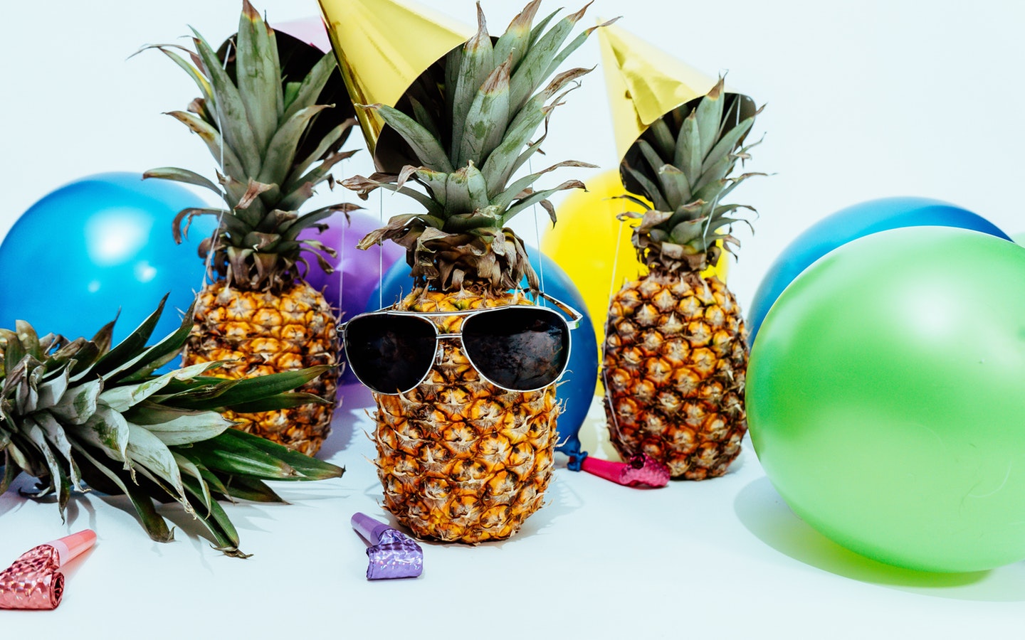 Pineapples and party items