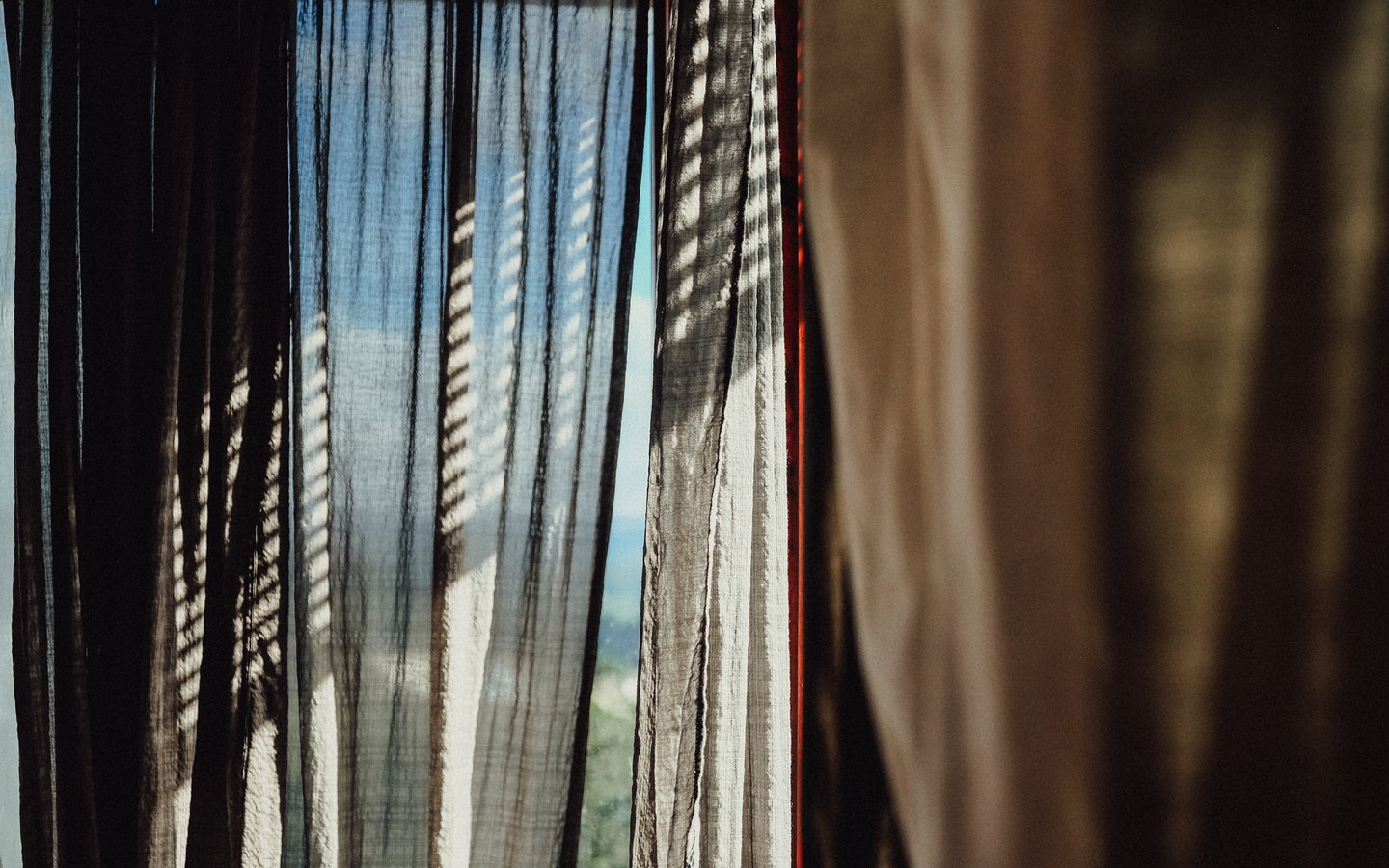Brown Curtains