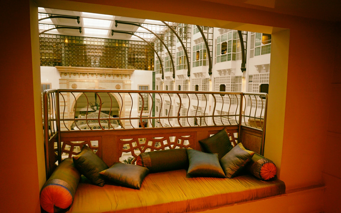 Balcony with Pillows