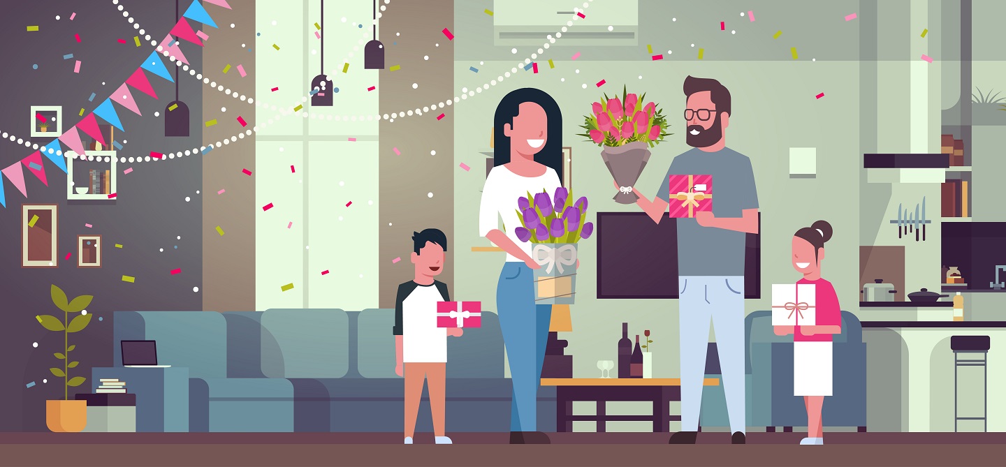 animated family picture