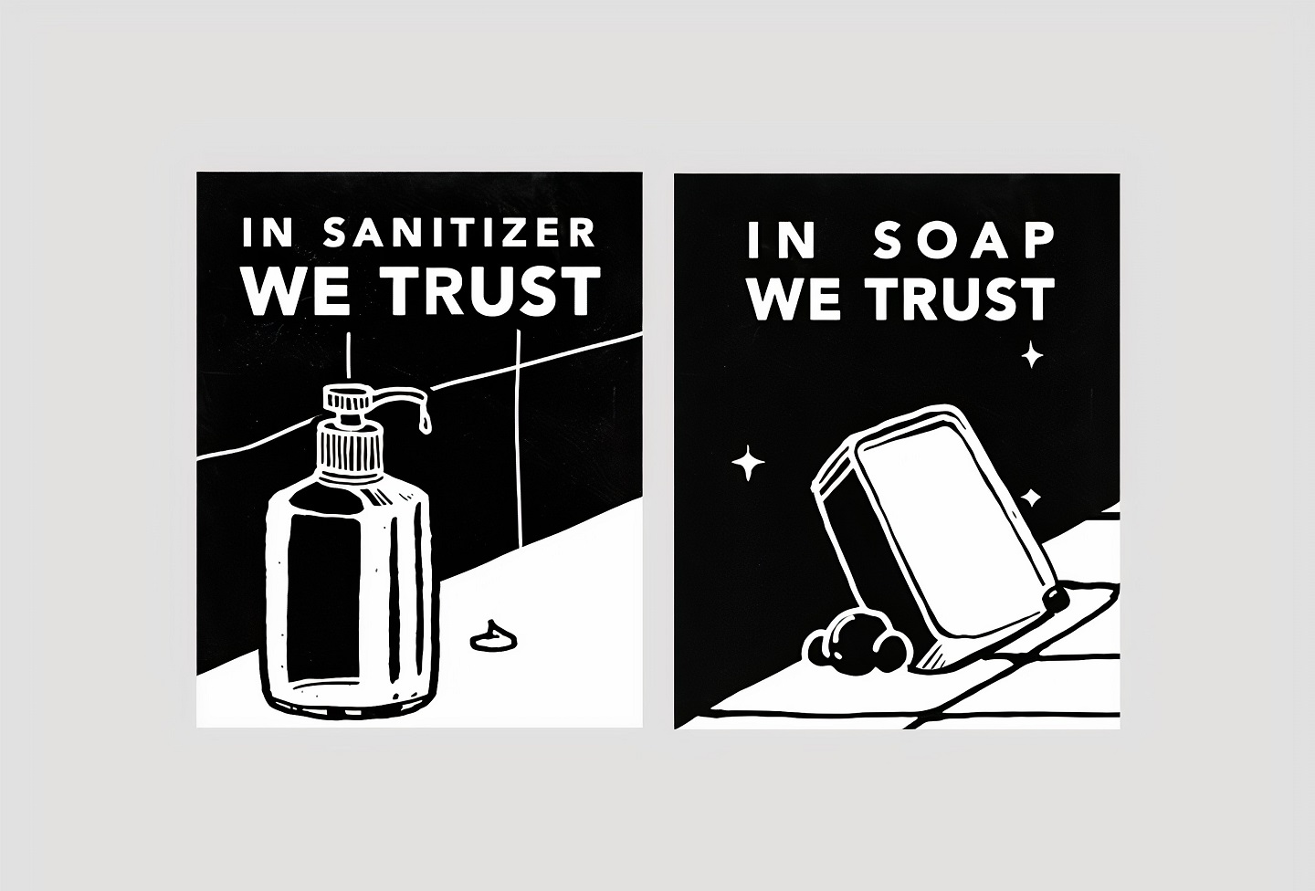 Sanitizer and soap
